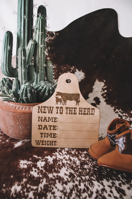 Cowtag Birth Stat Sign