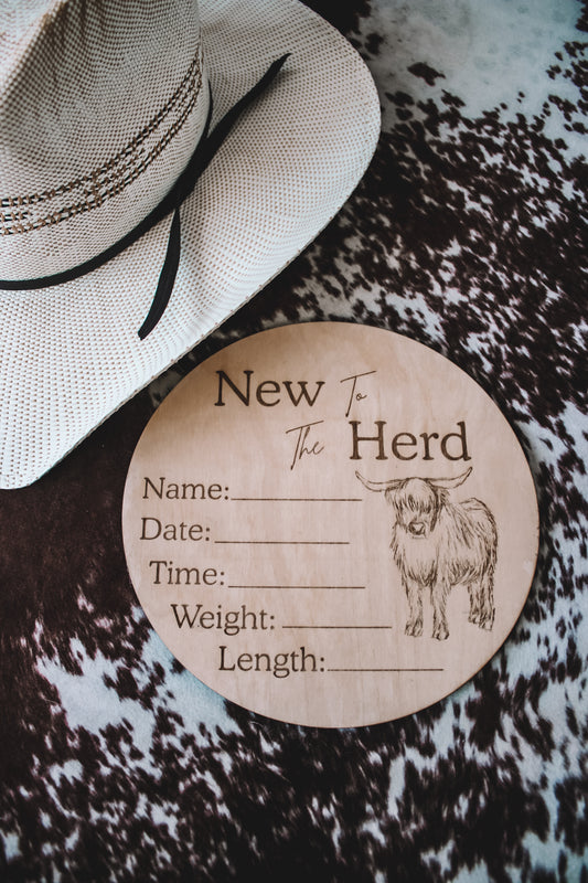 New to the Herd Birth Stat Sign