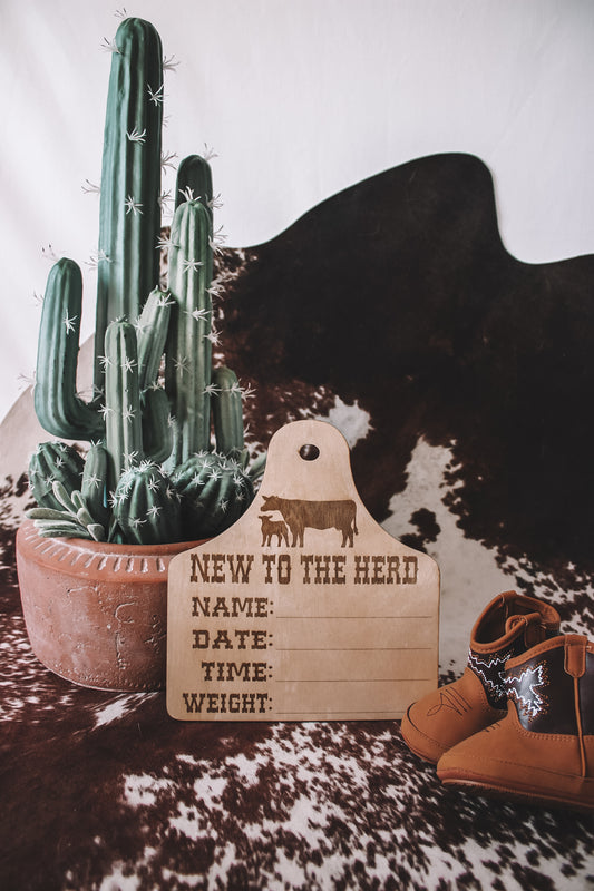 Cowtag Birth Stat Sign