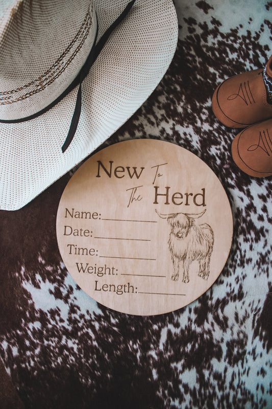 New to the Herd Birth Stat Sign